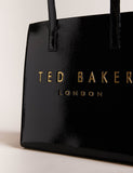 Ted Baker Crinion patent small tote bag (British brand)