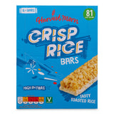 Crisp rice cereal bars with milk glaze 6 pack - British product