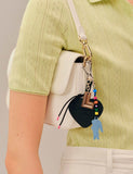 Lacoste small heart L charms keyring (British brand)