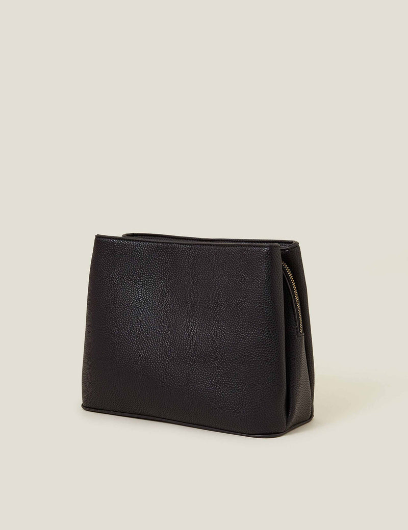 Accessorize cross body bag with zipped compartment (British brand)