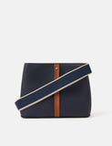 Accessorize cross body bag with three zipped compartments (British brand)