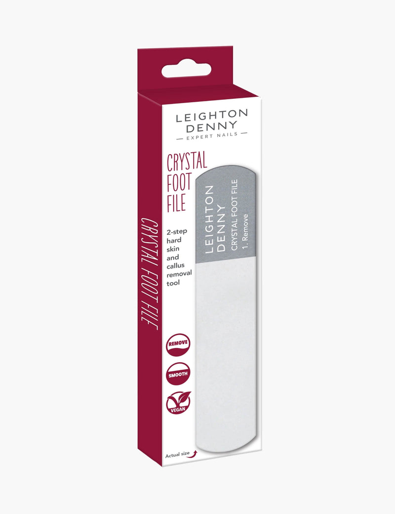 Leighton Denny crystal foot file 180mm, UK version