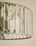 Crystal glass flush ceiling light 35cm, imported from the UK