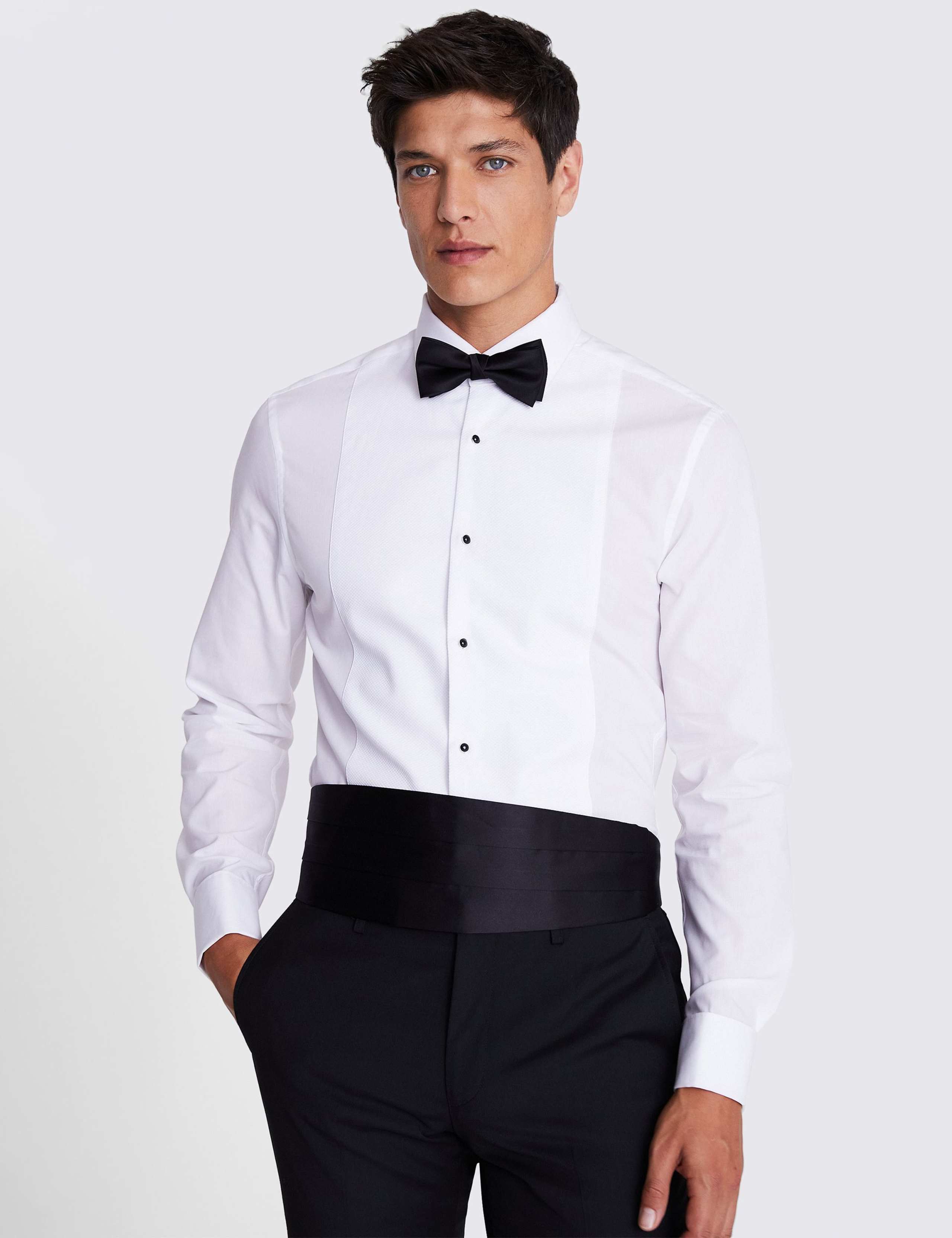 Moss pleated cummerbund formal accessory - British product