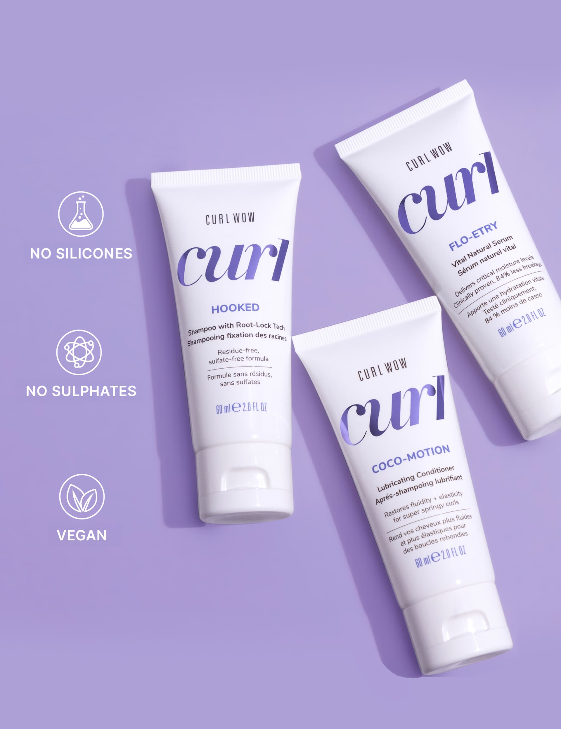 Curl Wow Perfect Curls Starter Kit for curly hair - British product