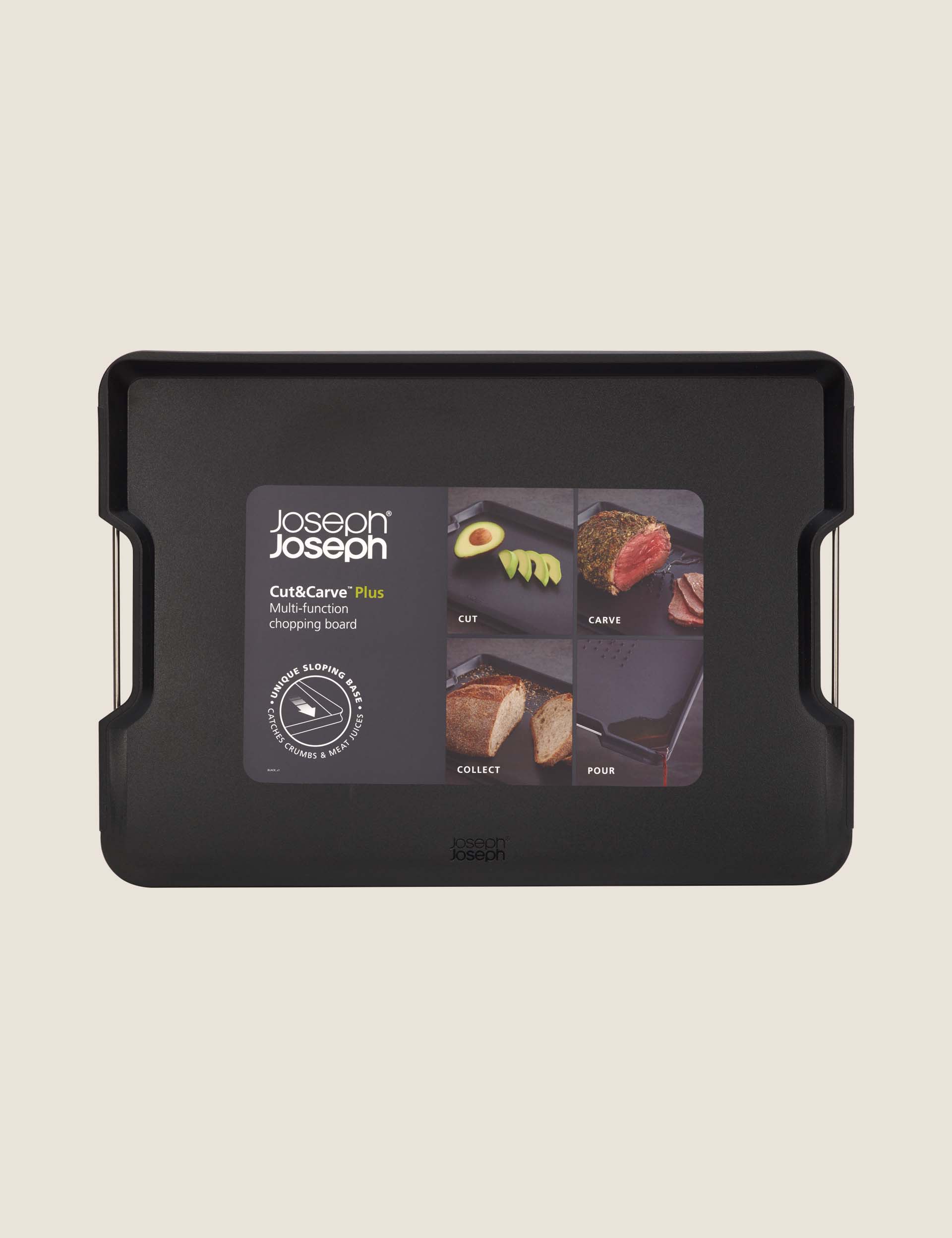 Joseph Joseph Cut & Carve Plus large chopping board - British product