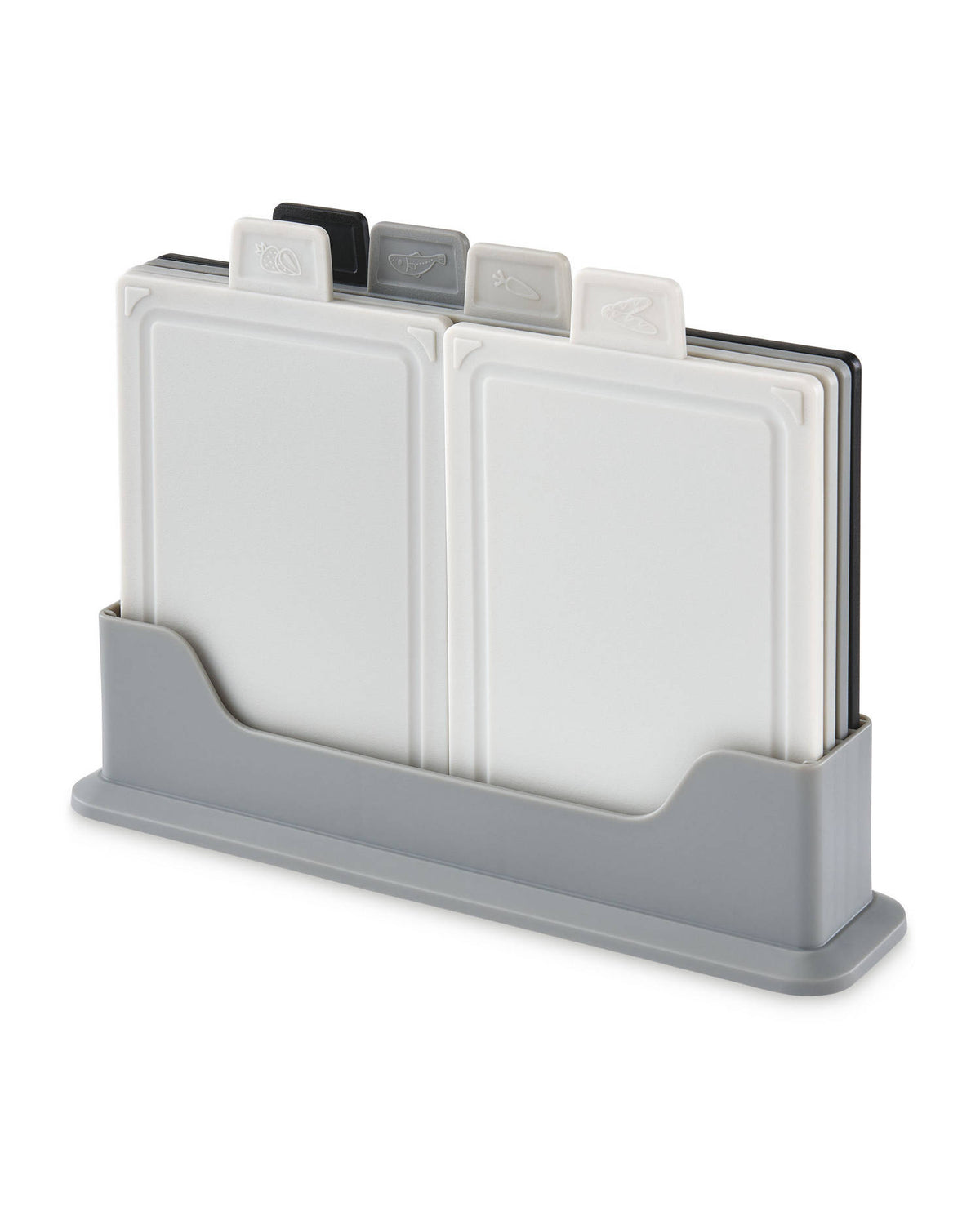 Cutting board set with stand for food prep, UK version