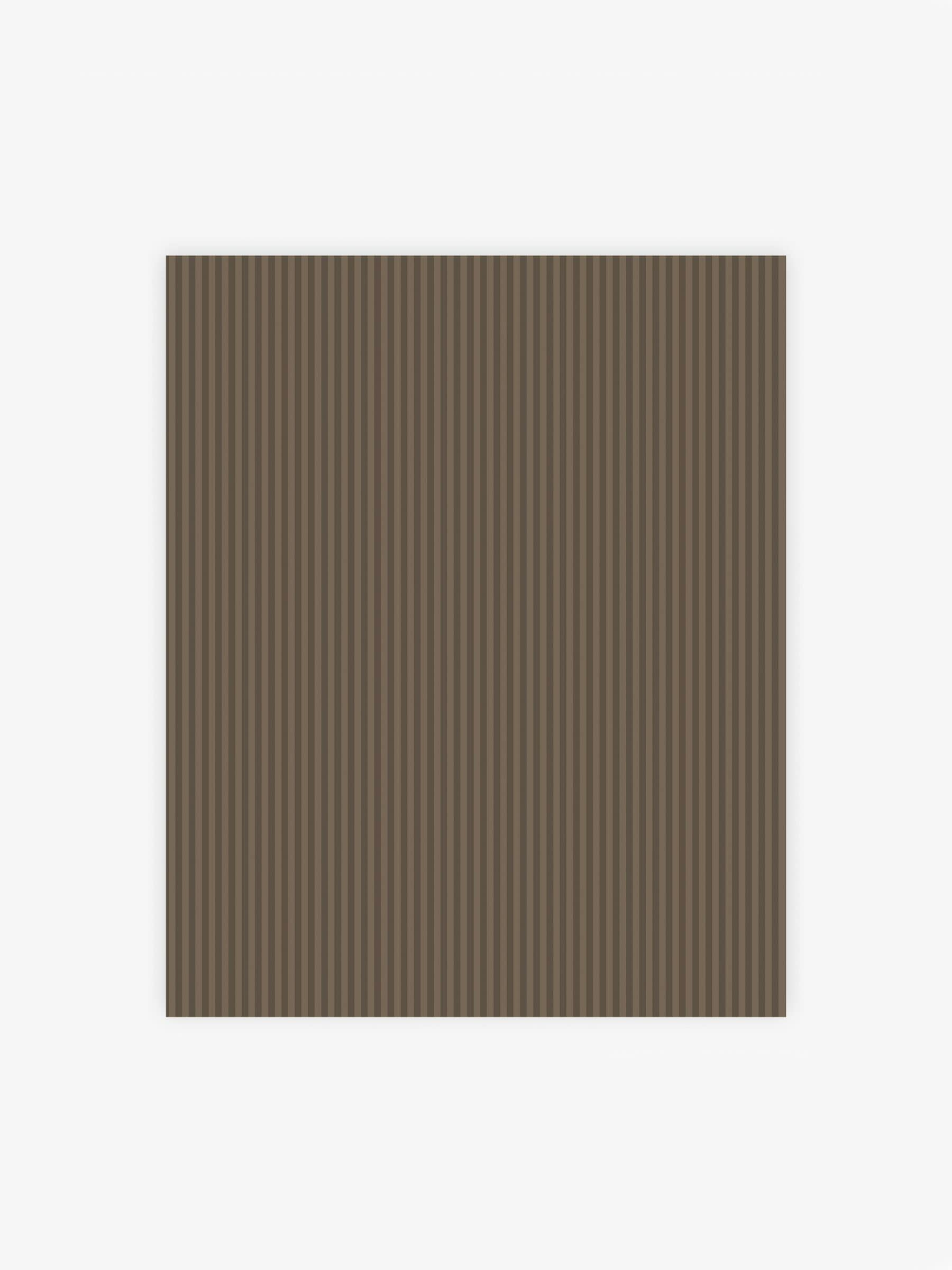 Soft Grey Ticking Stripe wallpaper sample A4 (British brand)