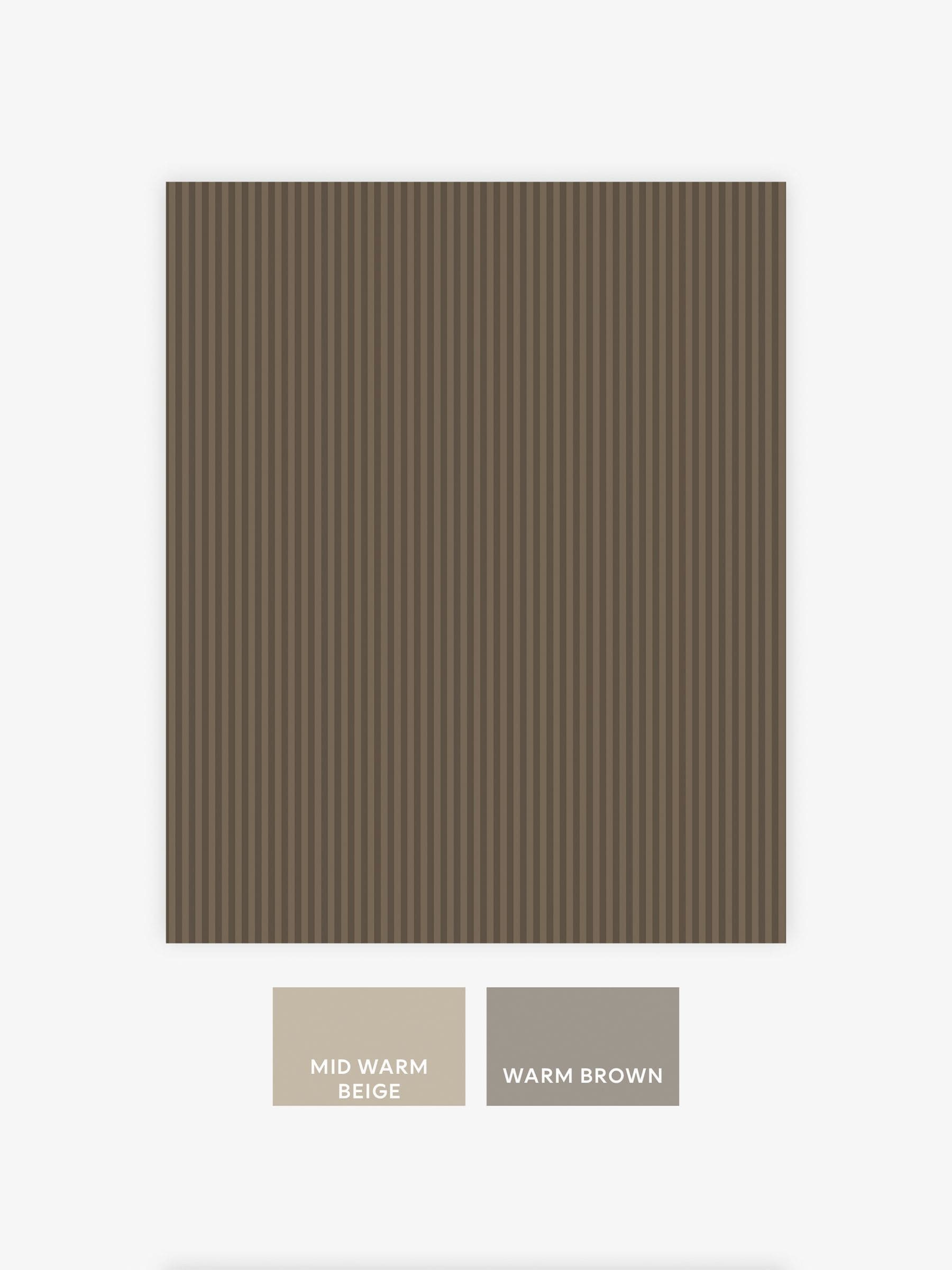 Soft Grey Ticking Stripe wallpaper sample A4 (British brand)