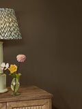 Soft Grey Ticking Stripe wallpaper sample A4 (British brand)
