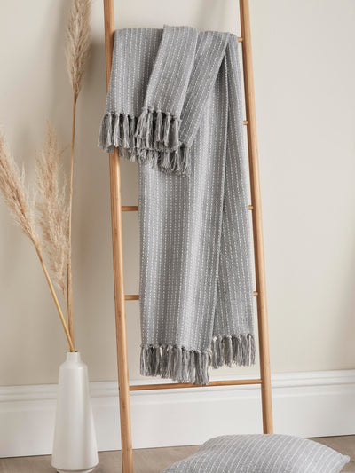 Next Drift Home Grey Quinn Throw- Buy online at McGrocer