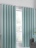 Fusion blue strata dimout curtains 229x183cm, UK version
