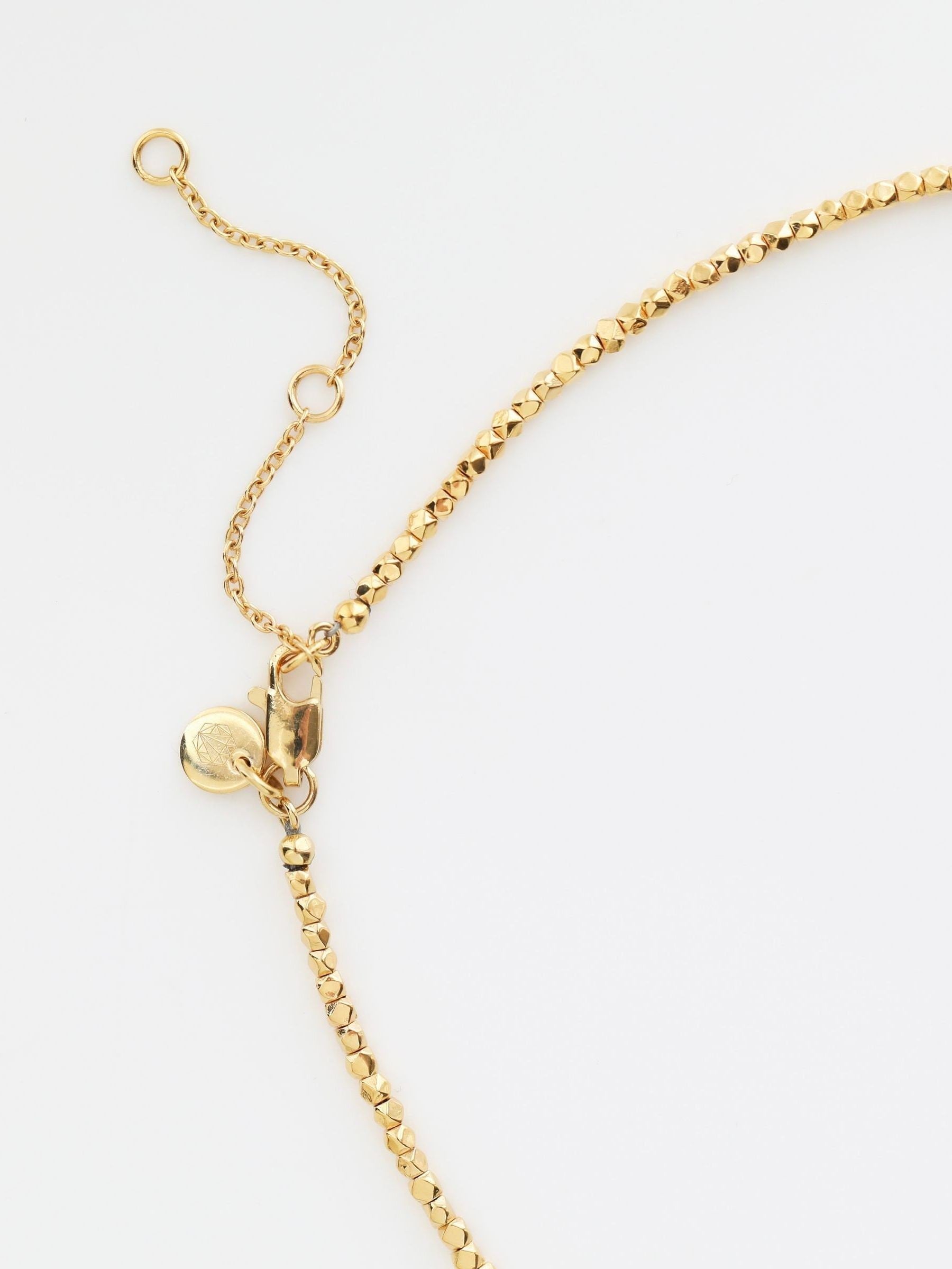 Carrie Elizabeth gold plated Soleil Chain Necklace, UK version