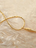 Carrie Elizabeth gold plated Soleil Chain Necklace, UK version