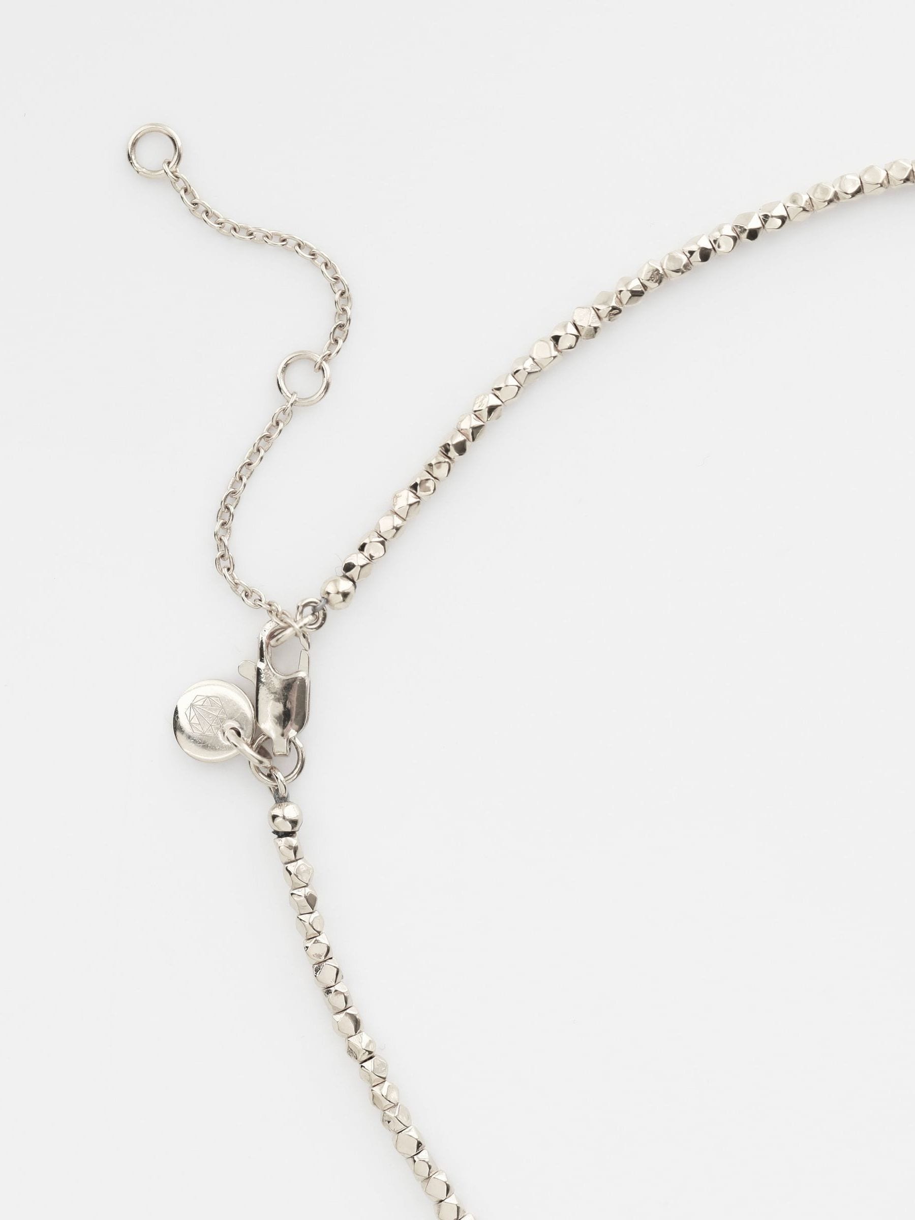 Carrie Elizabeth Silver Plated Soleil Chain Necklace (British brand)