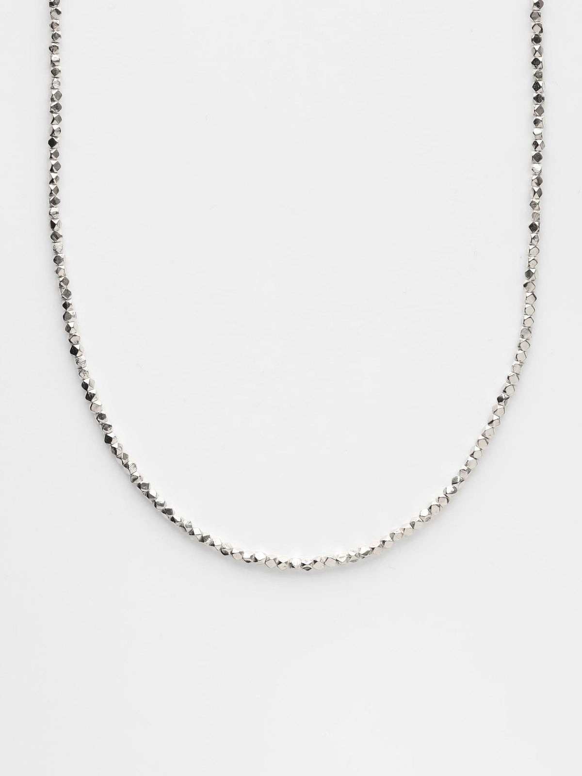 Carrie Elizabeth Silver Plated Soleil Chain Necklace (British brand)