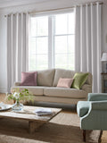 Laura Ashley Mulberry Purple Burnsall Stripe made to measure curtains (British brand)