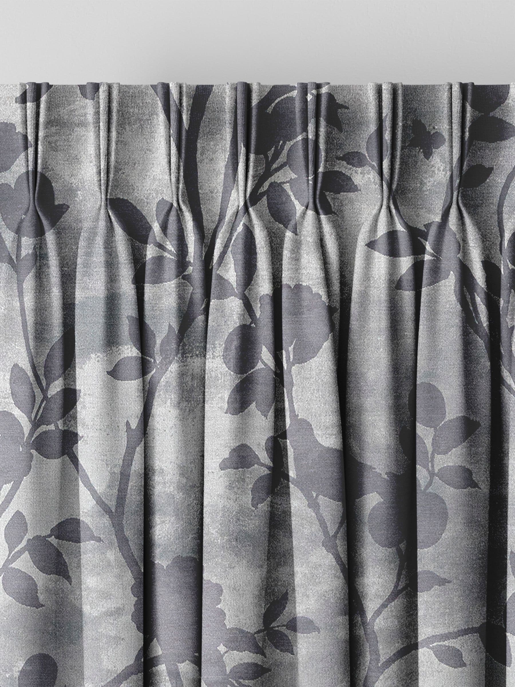 Laura Ashley Duegrå Eglantine gardiner etter mål - Britisk produkt
