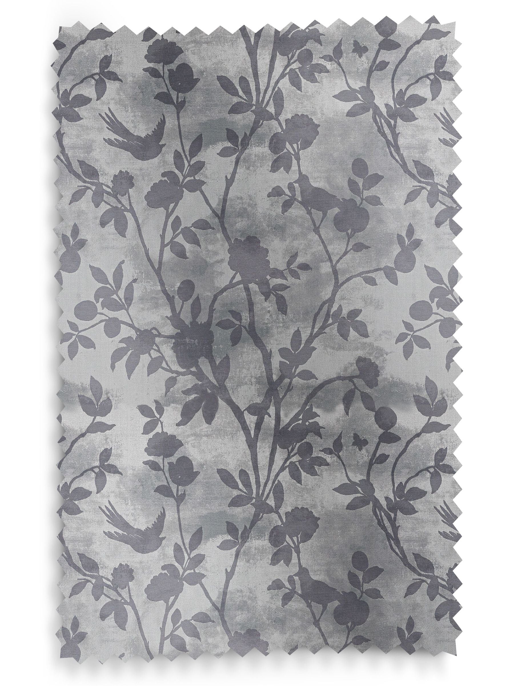 Laura Ashley Duegrå Eglantine gardiner etter mål - Britisk produkt