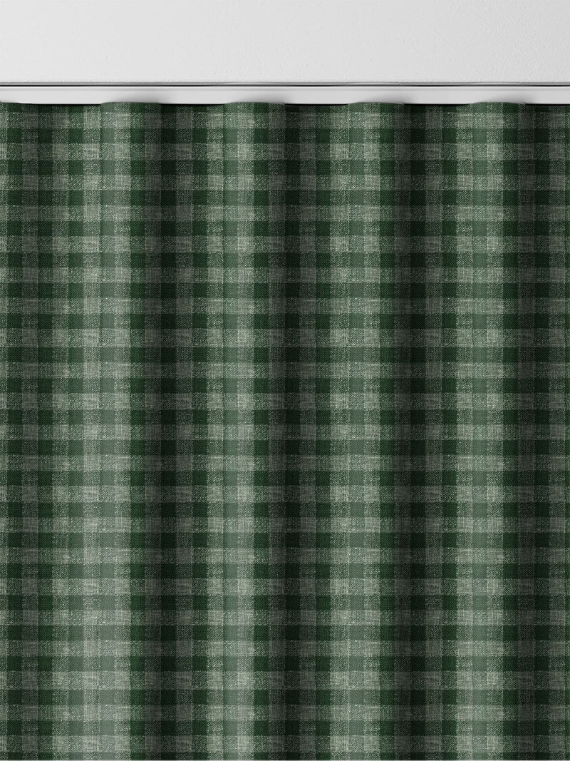 ستائر Laura Ashley منقوشة بالأخضر الدخاني (ماركة بريطانية)