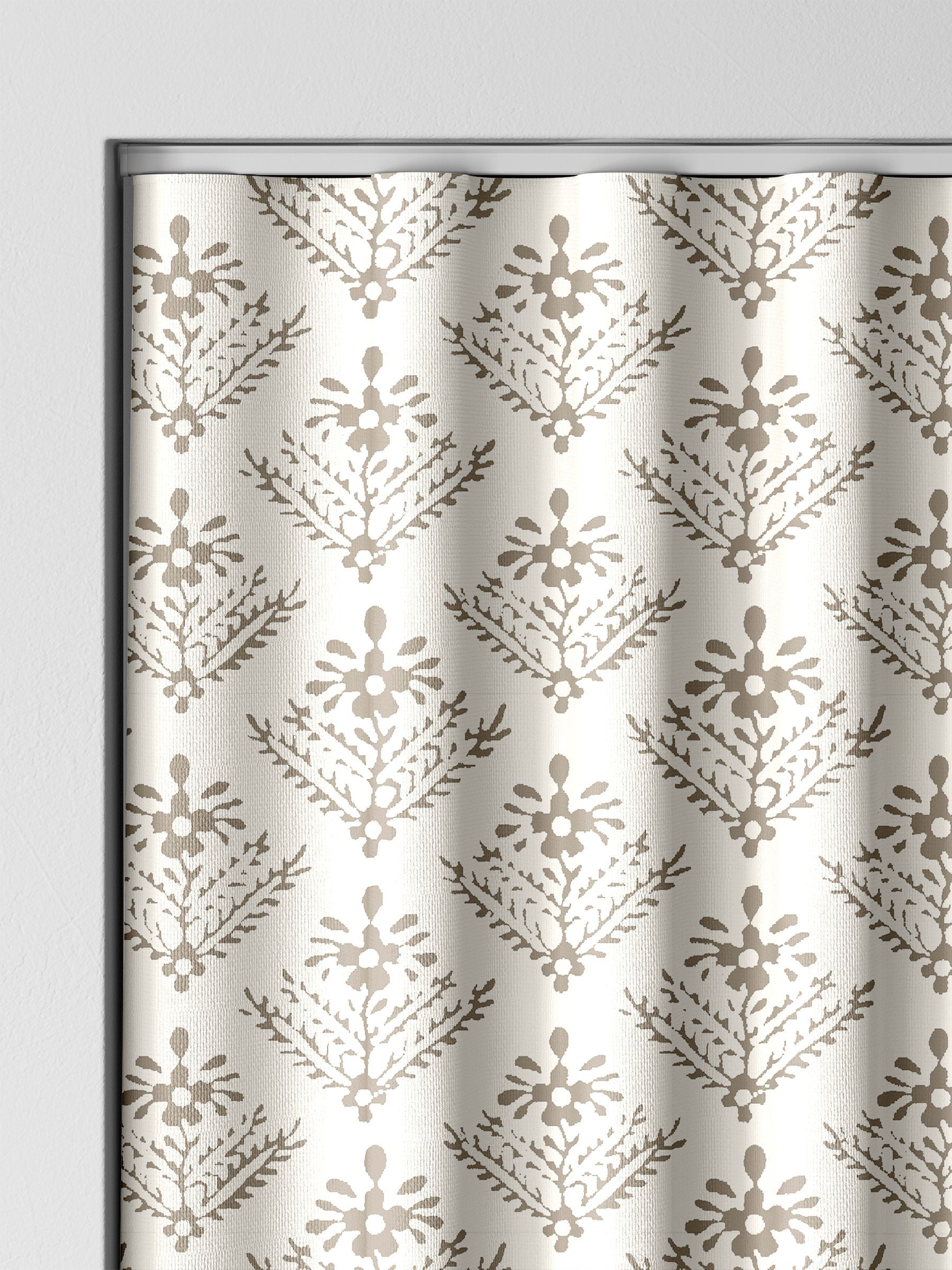 Laura Ashley Lady Fern dark dove grey curtains - British product