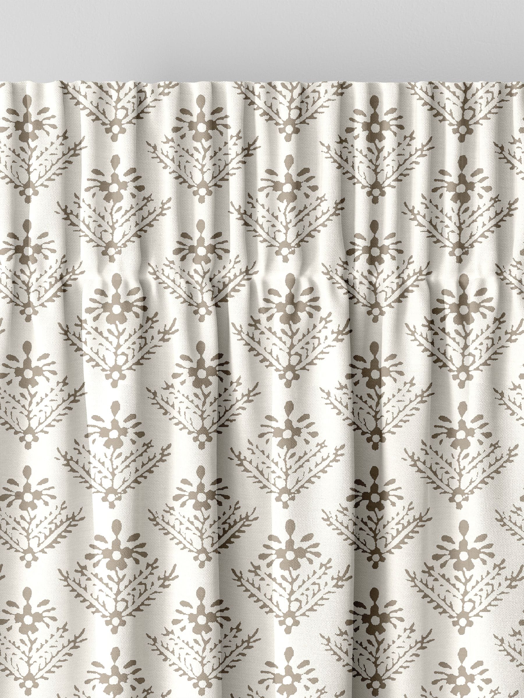 Laura Ashley Lady Fern dark dove grey curtains - British product