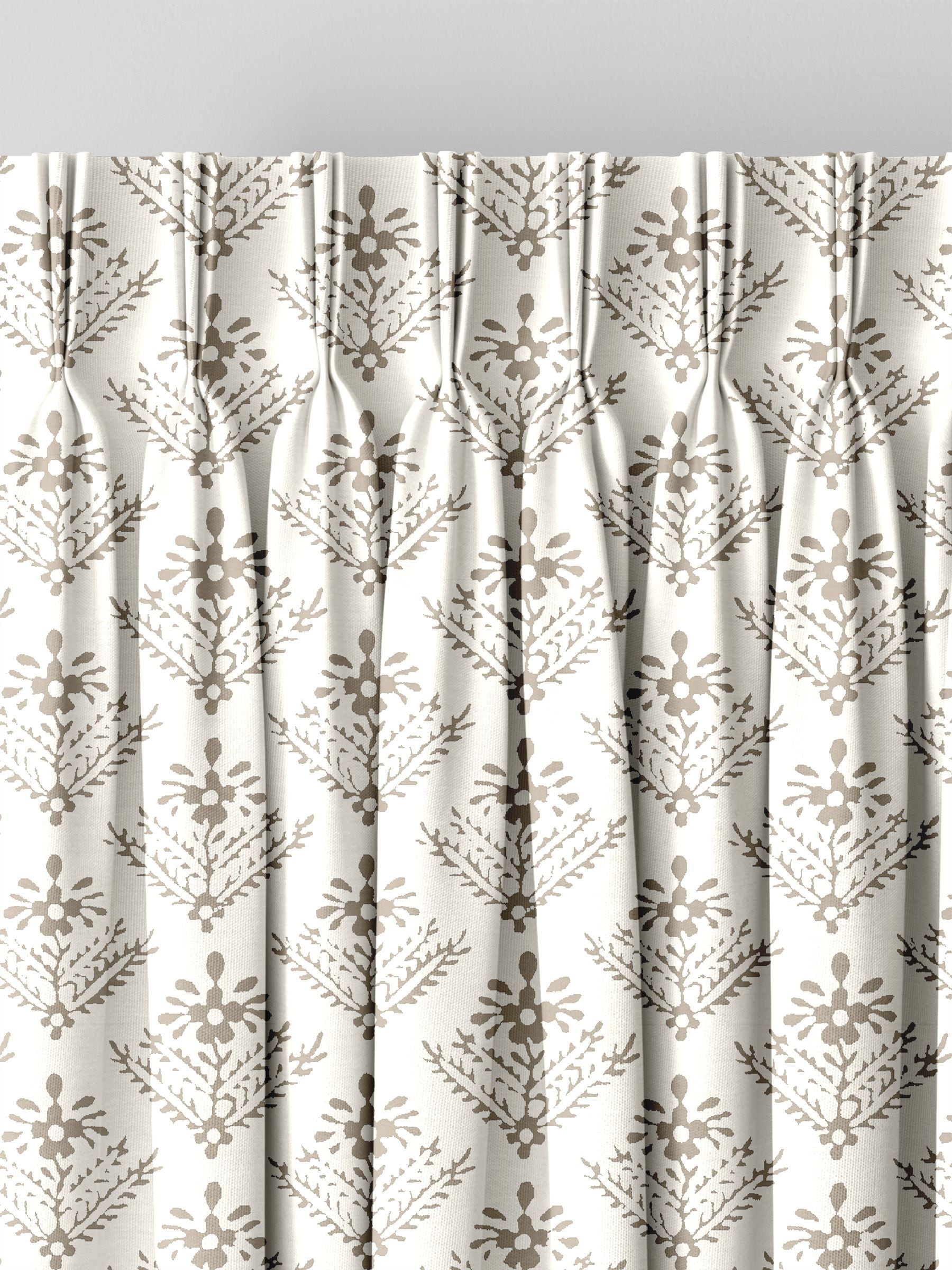 Laura Ashley Lady Fern dark dove grey curtains - British product