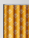 Laura Ashley Dijon Yellow Lady Fern made to measure curtains, UK version