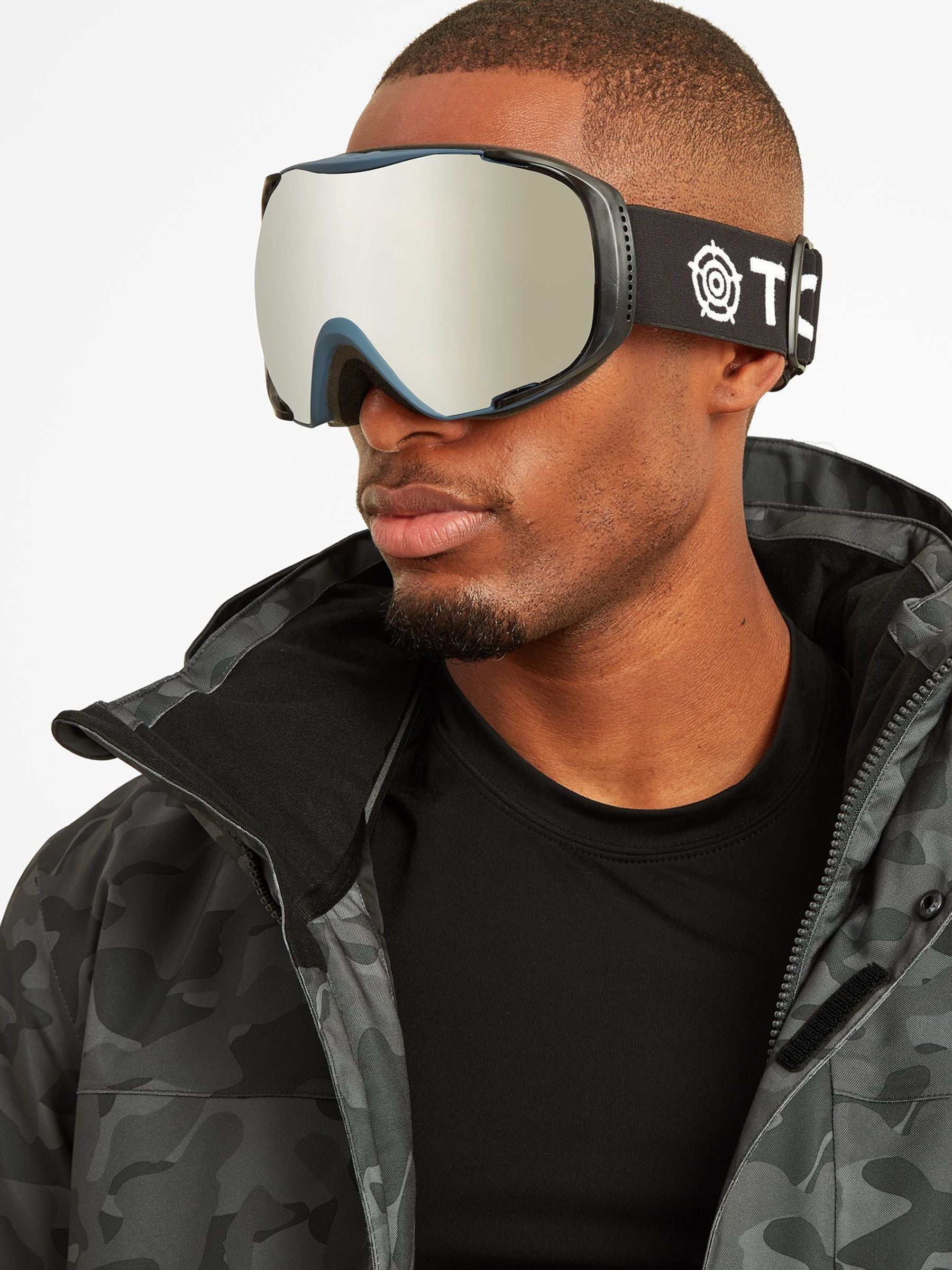 Tog 24 blue Adjust ski goggles with mirrored lens (British brand)