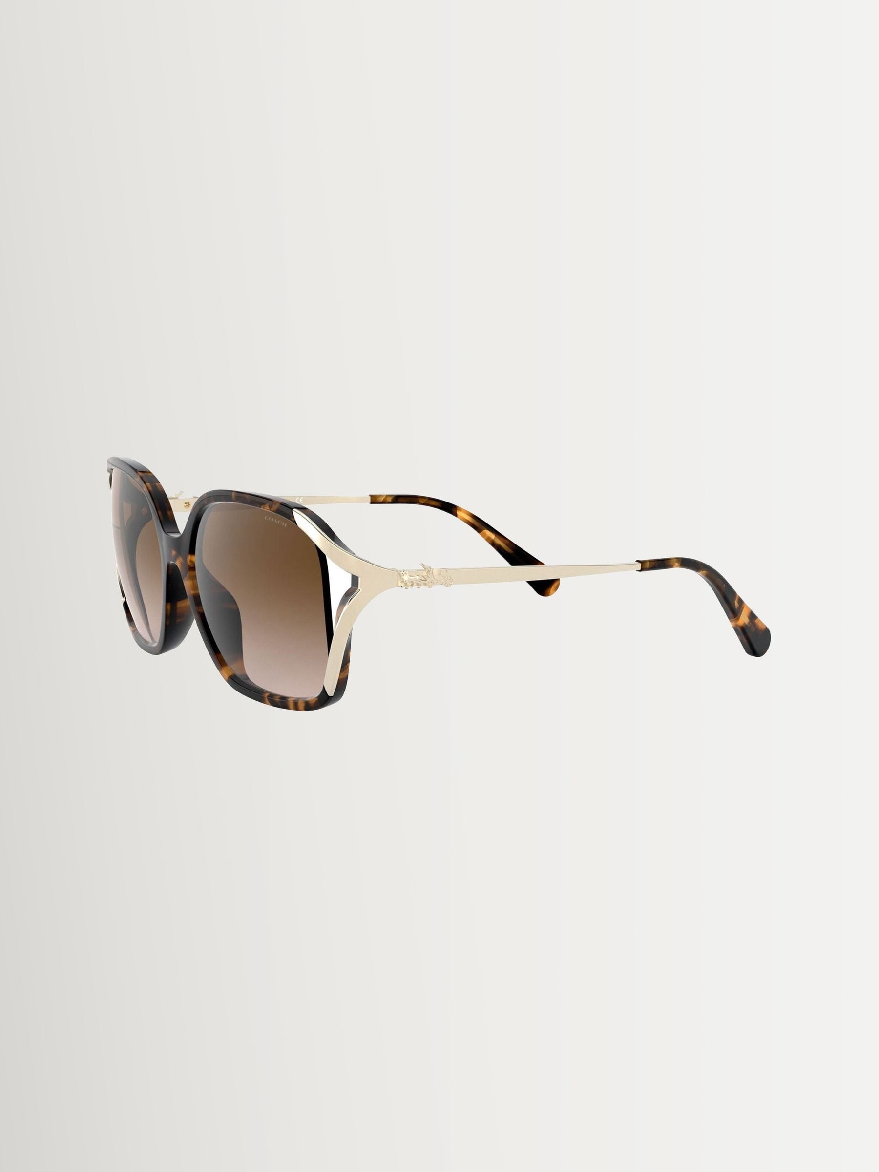 COACH sunglasses Brown L1116 round, UK version
