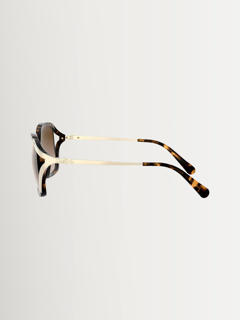 COACH sunglasses Brown L1116 round, UK version