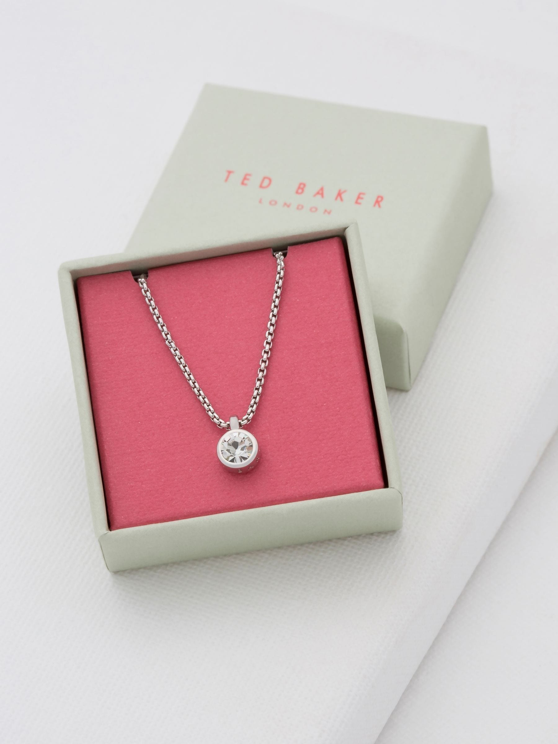 Ted Baker SININAA crystal pendant necklace 48cm (British brand)