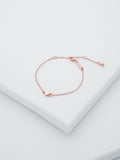 Ted Baker Rose Gold Heart Bracelet Adjustable (British brand)