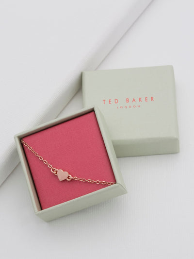 Neste Ted Baker Rose Gullfarget Tiny Heart Justerbart Armbånd 14,5-19,5 cm - Kjøp online hos McGrocer