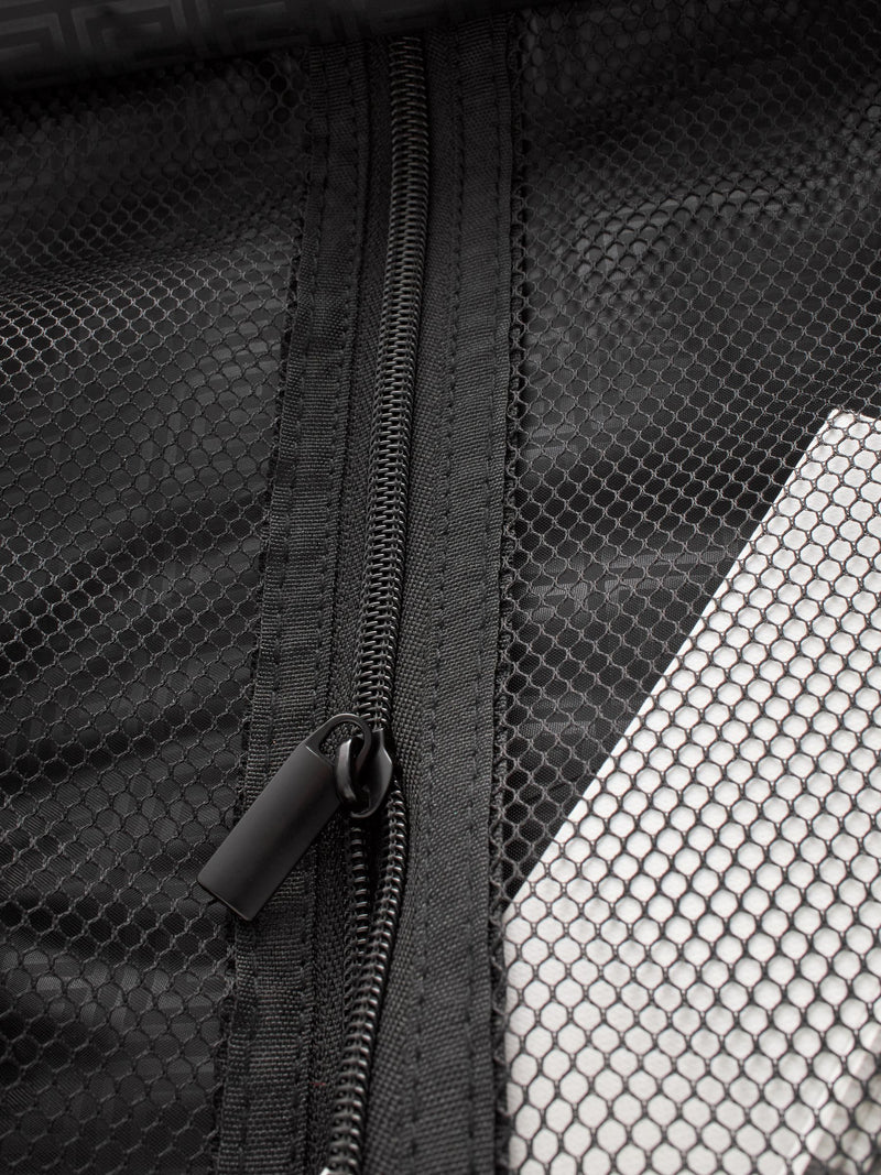 Black medium suitcase with ABS hard shell and TSA lock - British product