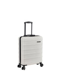 Cabin Max White Anode 40L ABS Cabin Carry On Hand 55x40x20cm Luggage