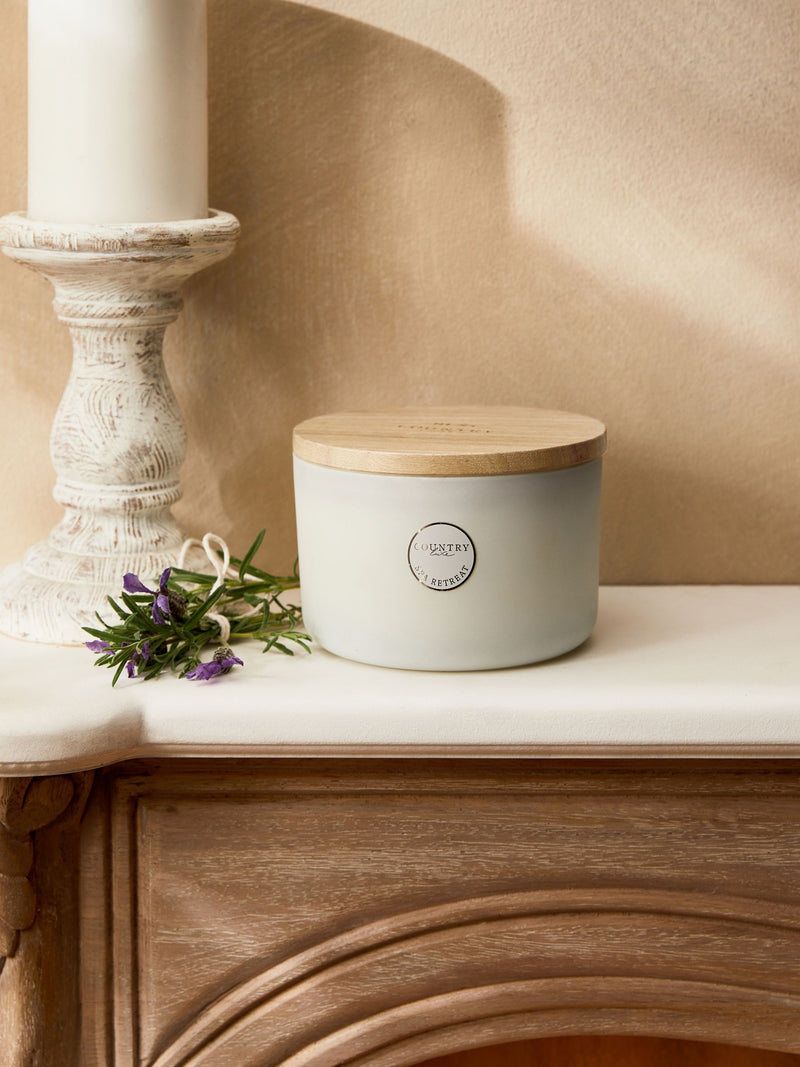 Country Luxe Lavender and Geranium 3 Wick Candle - British product