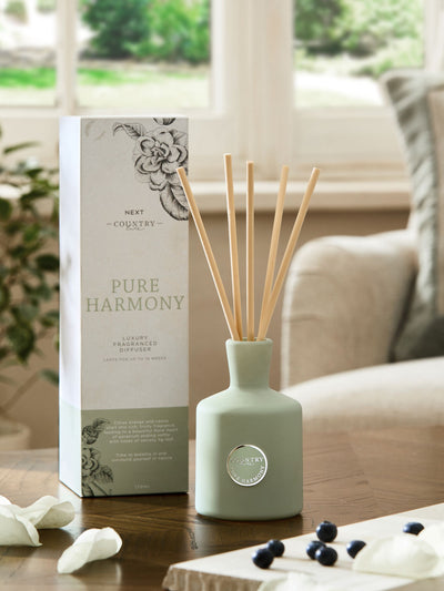 Next Country Luxe Pure Harmony Orange and Geranium Reed Diffuser 170ml- Buy online at McGrocer