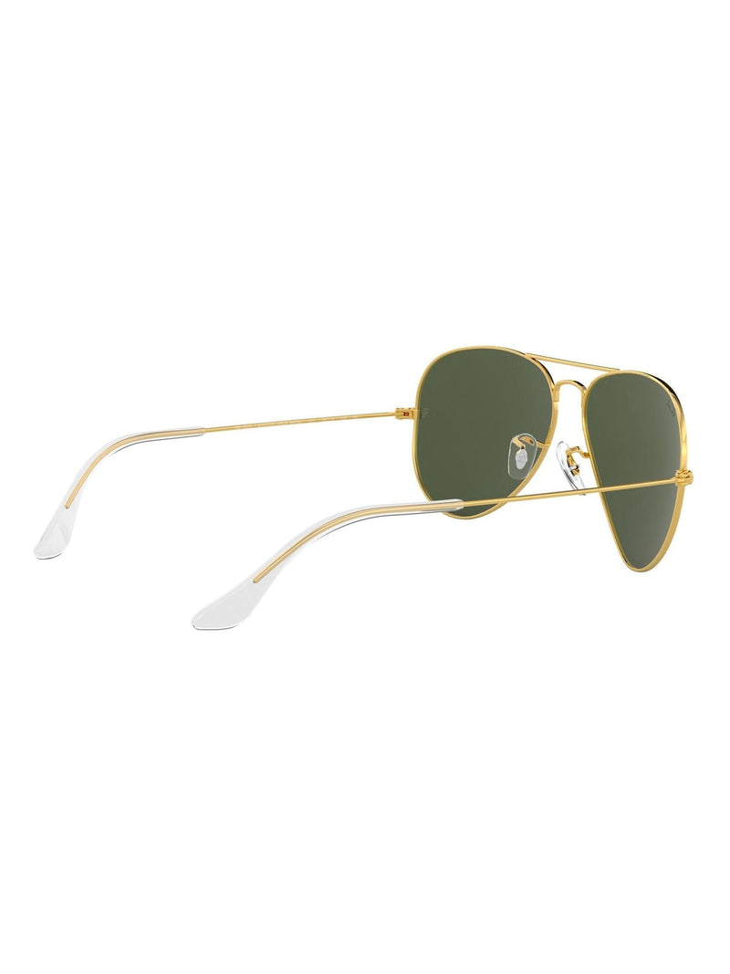 Ray-Ban aviator sunglasses gold green lens XL - British product
