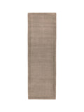 Asiatic Rugs York taupe wool rug 68x240cm, imported from the UK