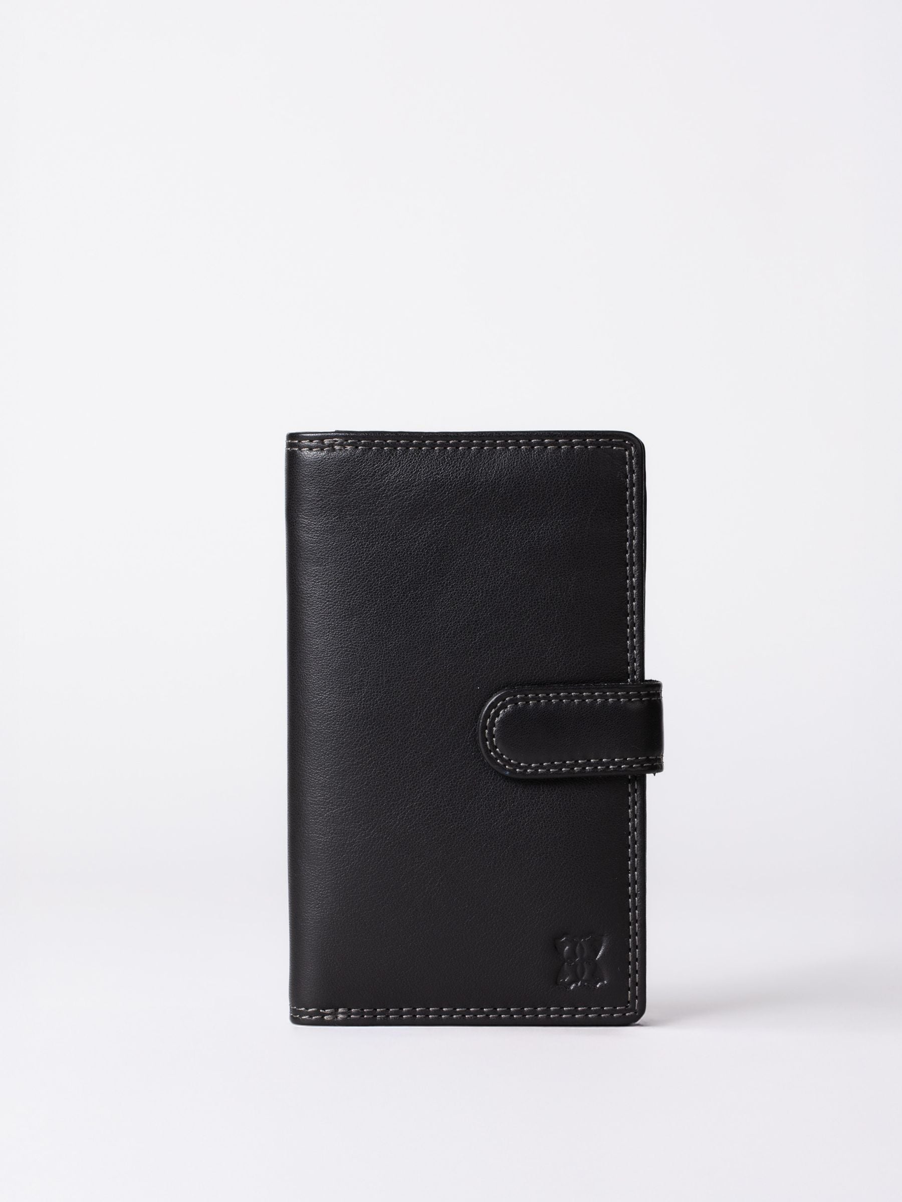Lakeland Leather schwarze mittlere Portemonnaie, UK-Version