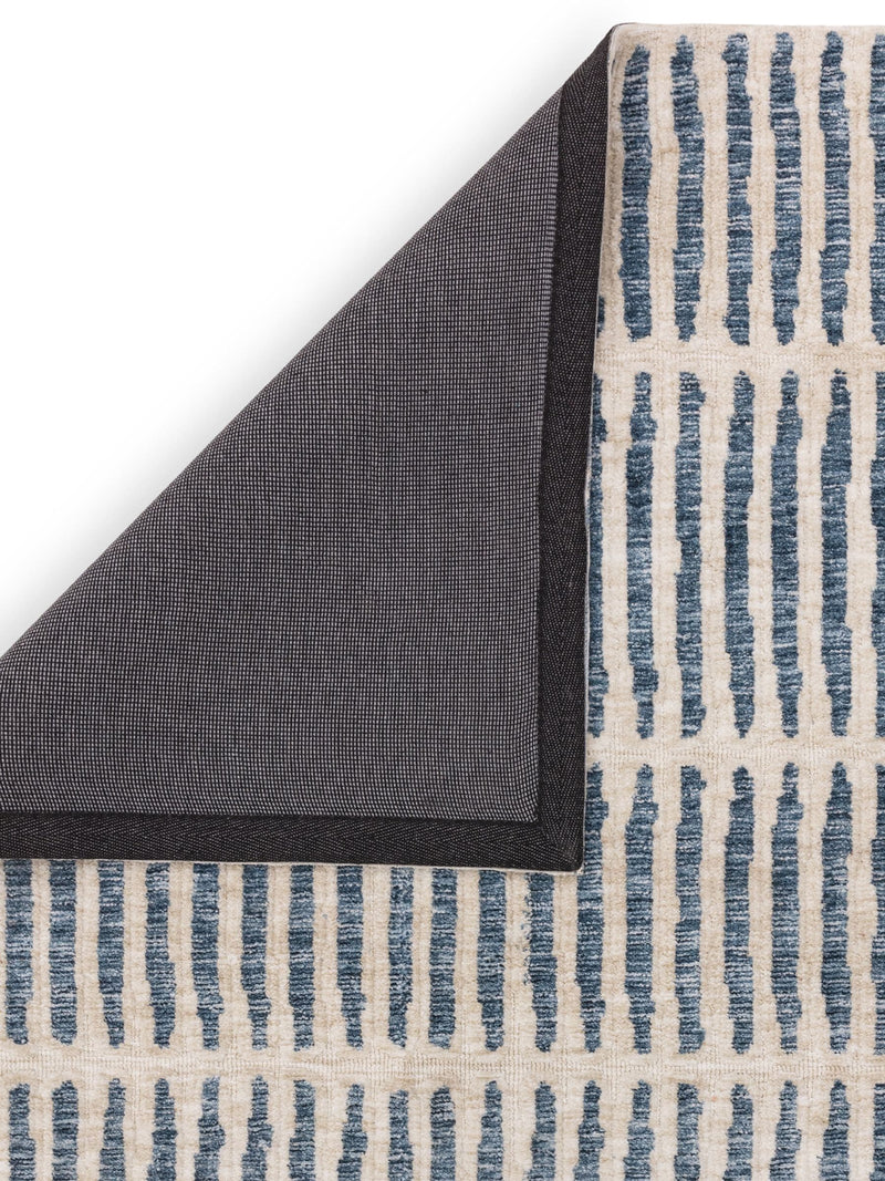 Asiatic Rugs Black Mason Grid Rug, imported from the UK