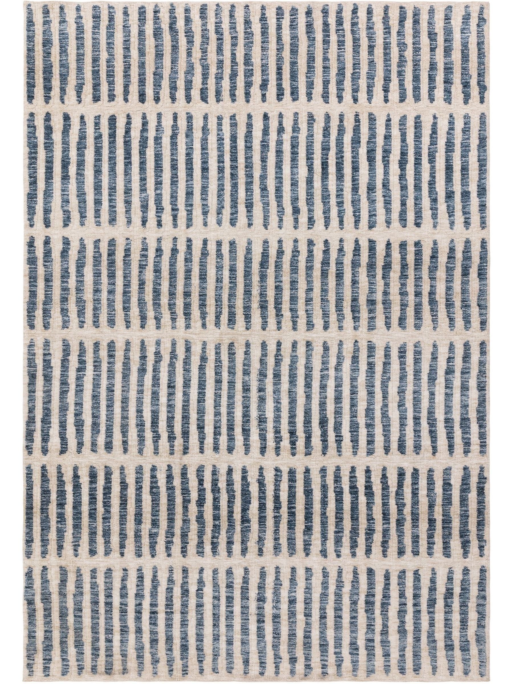 Asiatic Rugs Black Mason Grid Rug, imported from the UK