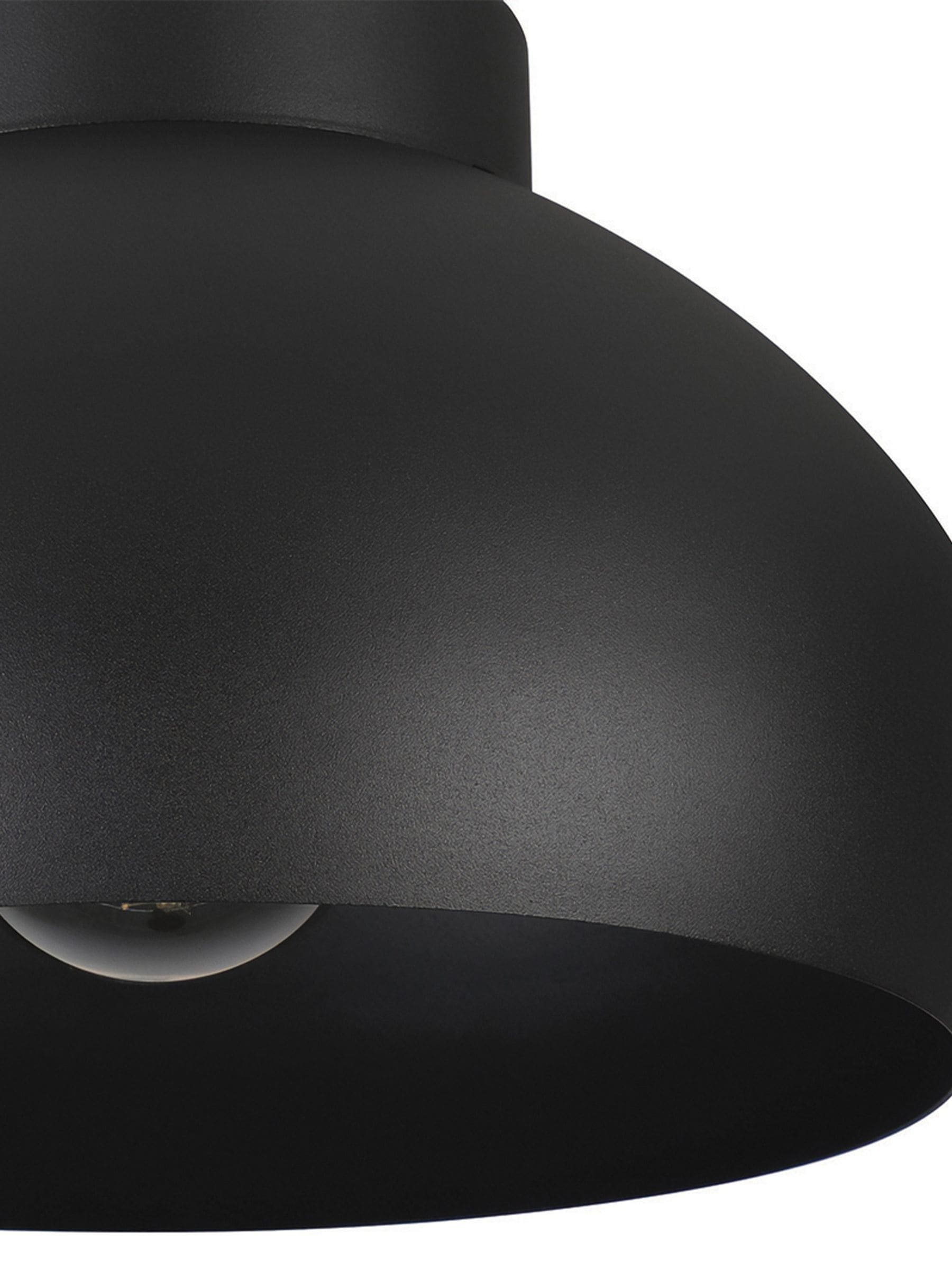 Eglo Mogano 2 ceiling light matte black 28cm (British brand)