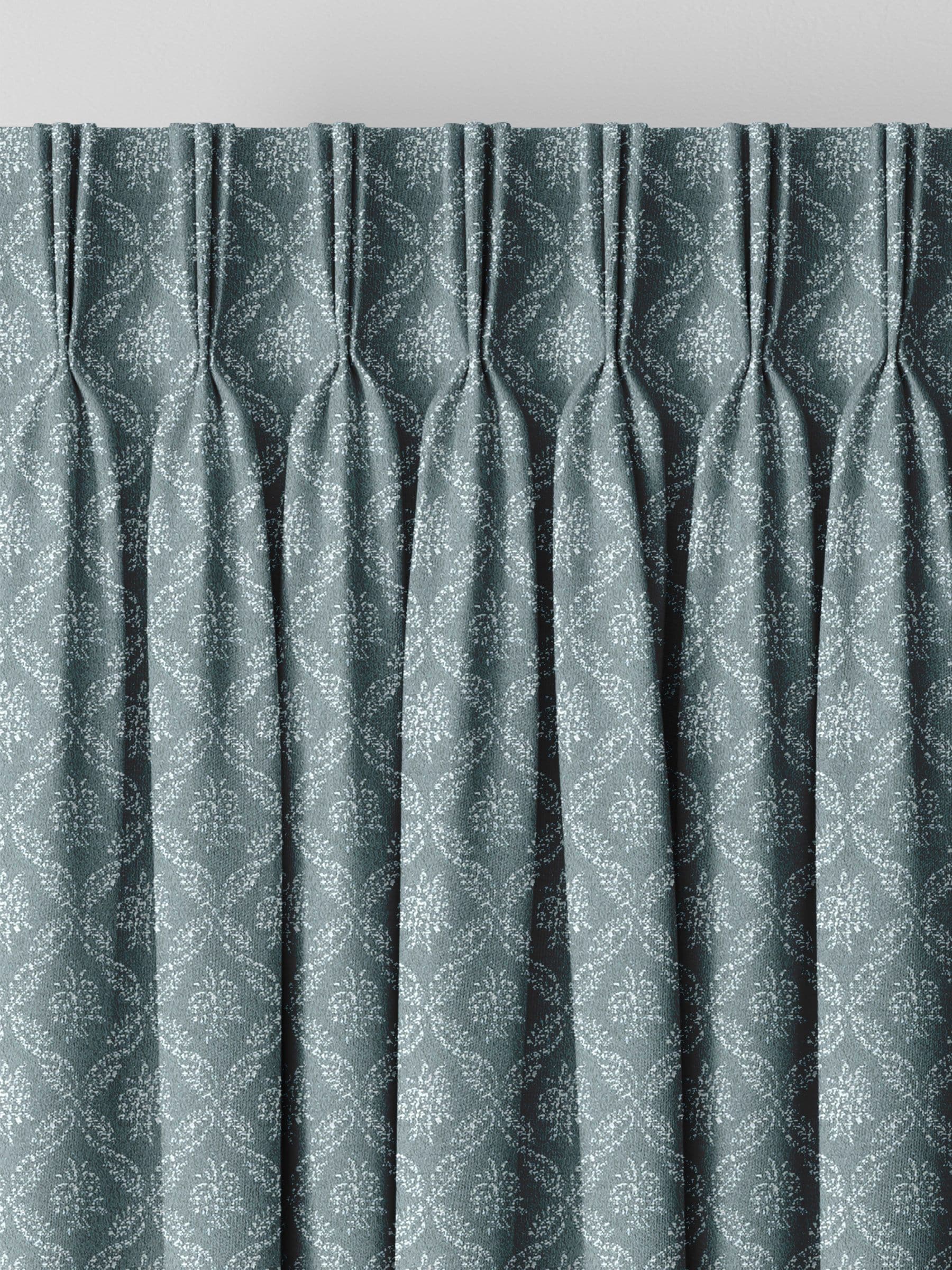 Laura Ashley Spruce Abingdon made to measure curtains, green polyester (British brand)