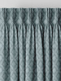 Laura Ashley Spruce Abingdon made to measure curtains, green polyester (British brand)