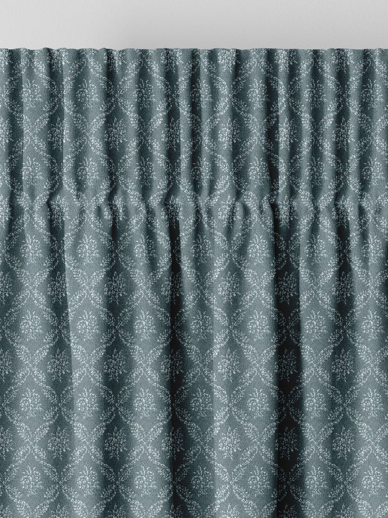 Laura Ashley Spruce Abingdon nach Maß gefertigte Gardinen, grüner Polyester (britische Marke)