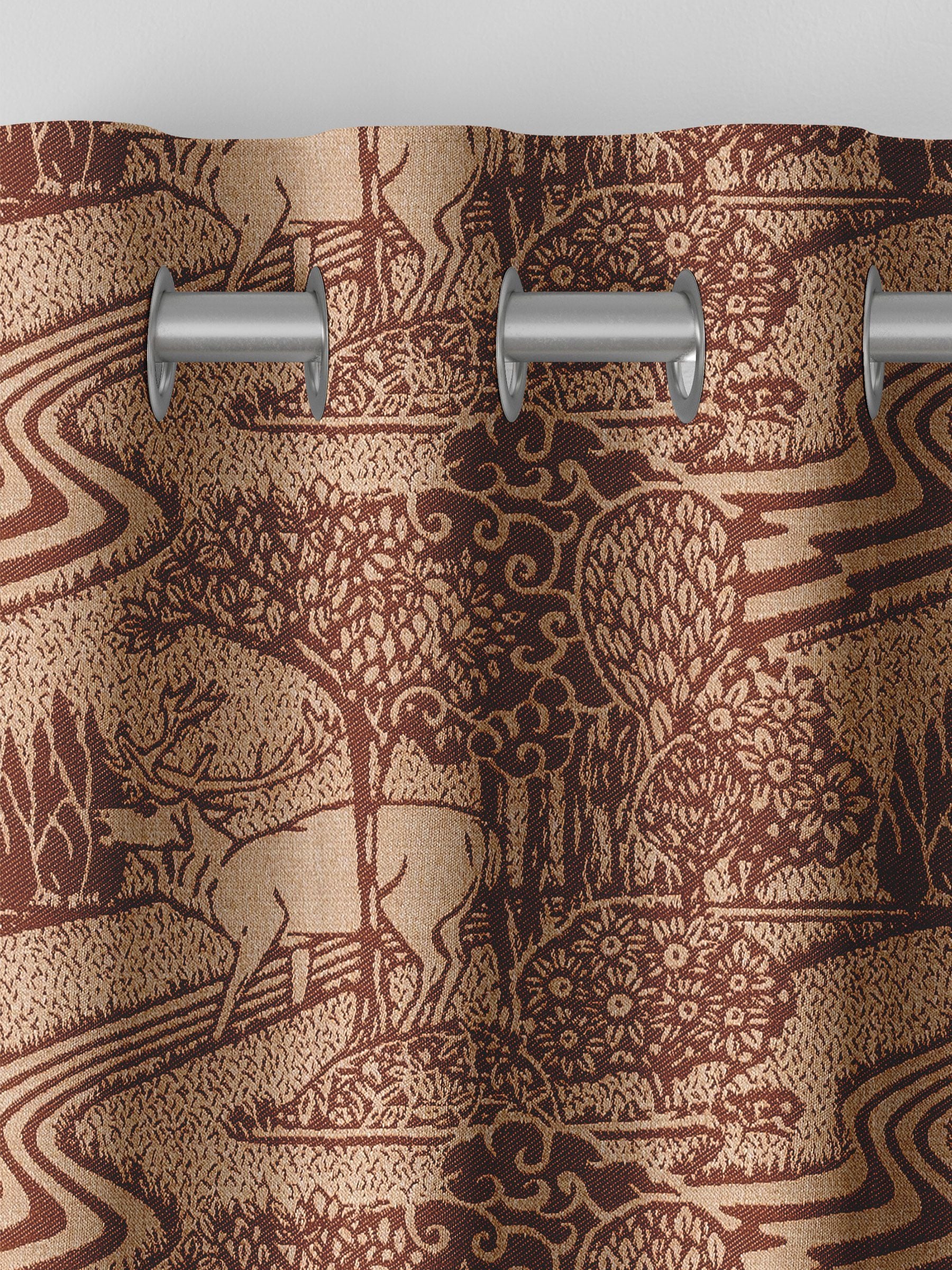 Laura Ashley Embers Trecastle made to measure curtains, imported from the UK