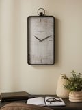 Brompton Black Rectangular Wall Clock