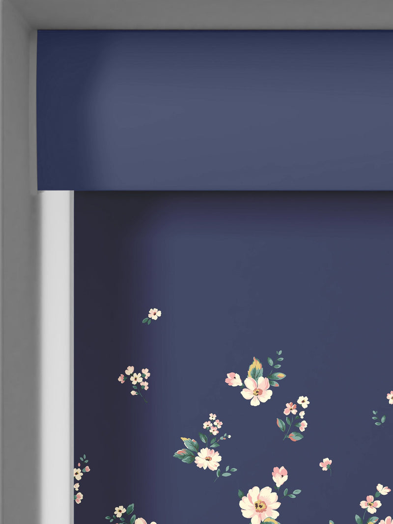 Cath Kidston Blue Spitalfields Border roller blinds, imported from the UK